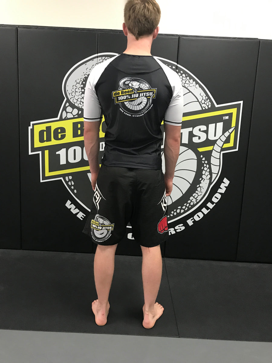 2019 Rash Guard Short Sleeve Black Body – De Been 100% Jiu Jitsu Store