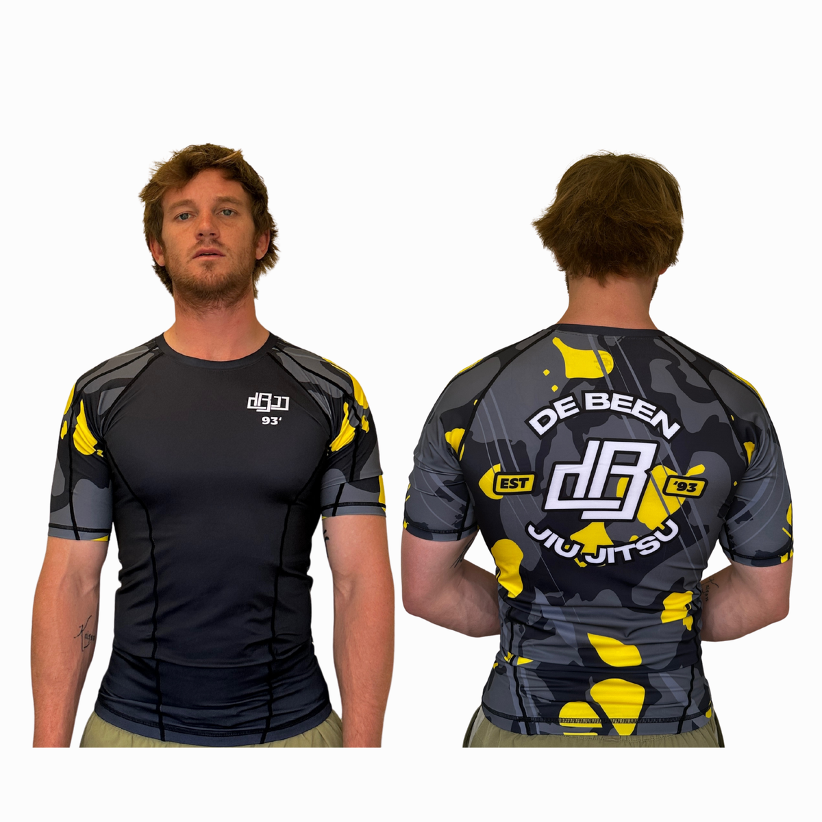 Retro DBJJ Training Rash Guard - Adults – de Been 100% Jiu Jitsu Store