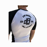 deBeenJiuJitsu Black White Rash Guard - Adults